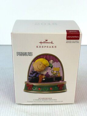 Hallmark 2018 Keepsakes Schroder Peanuts Gang Storyteller No Cord